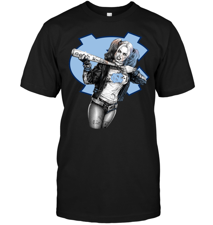 Harley Quinn North Carolina Tar Heels T-Shirt